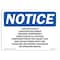 Signmission OSHA Notice, 5" Height, Capacitor Circuit Capacitors Can Remain Sign, 7" X 5", Landscape OS-NS-D-57-L-10432 - alternate 1